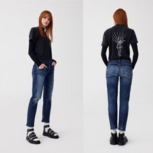 AGOLDE Isabel Distressed Boyfriend Jeans